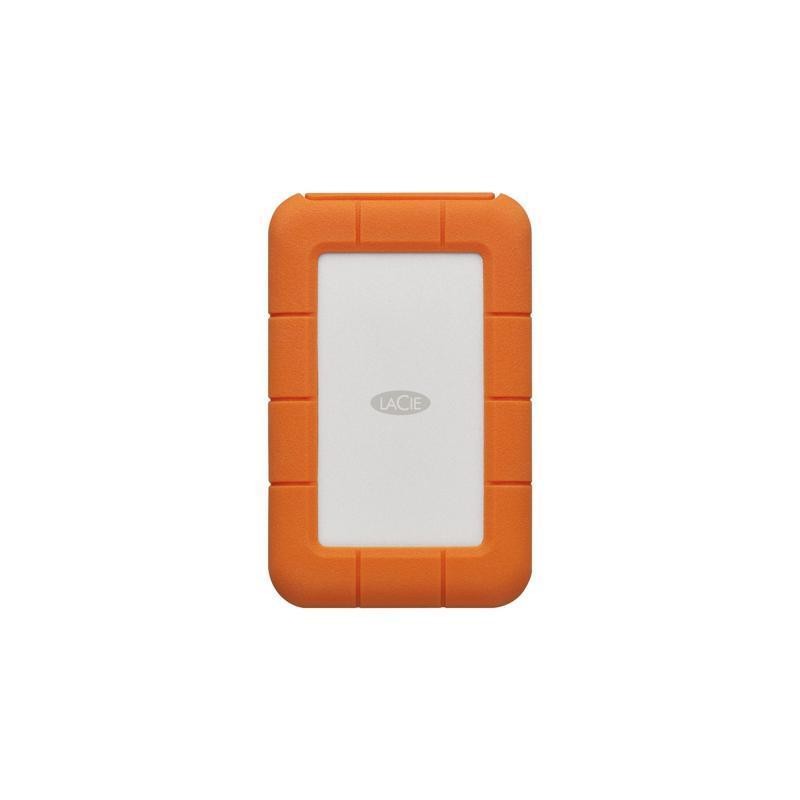 HDD extern LACIE 5 TB, Rugged, 2.5 inch, USB 3.0, portocaliu/ argintiu, "STFR5000800" (timbru verde 0.8 lei)