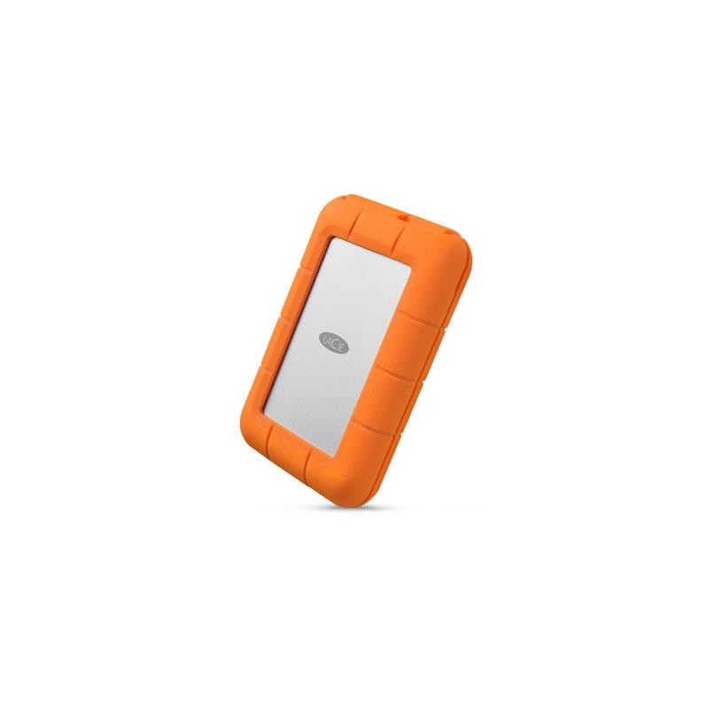 HDD extern LACIE 1 TB, Rugged mini, 2.5 inch, USB 3.0, portocaliu/ argintiu, "LAC301558" (timbru verde 0.8 lei)