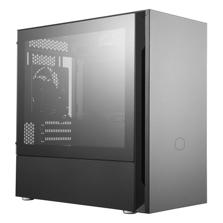CARCASA Cooler Master, Mini Tower, mATX, "Silencio S400", fara sursa, sticla securizata, 2 x fan, USB 3.0 x 2, Jack 3.5mm x 1, c