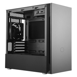 CARCASA Cooler Master, Mini Tower, mATX, "Silencio S400", fara sursa, sticla securizata, 2 x fan, USB 3.0 x 2, Jack 3.5mm x 1, c
