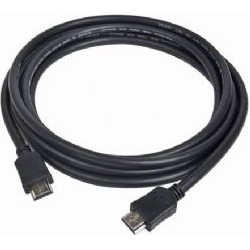 CABLU video GEMBIRD, HDMI (T) la HDMI (T), 10m, conectori auriti, rezolutie maxima 4K (3840 x 2160) la 30 Hz, negru, "CC-HDMI4-1