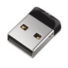 MEMORIE USB 2.0 SANDISK 16 GB, profil mic, carcasa metalic &amp; plastic, negru / argintiu, "SDCZ33-016G-G35" (timbru verde 0.03