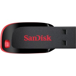 MEMORIE USB 2.0 SANDISK 16 GB, clasica, carcasa plastic, negru, "SDCZ50-016G-B35" (timbru verde 0.03 lei)