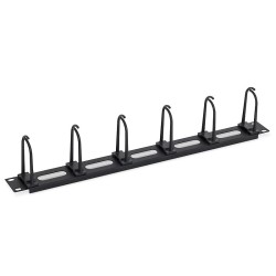 INELE organizatoare cabluri TRITON, tip masca orizontala, 19 inch, 1U, negru, "RAB-VP-X16-A1"