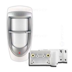 DETECTOR radio de Miscare Dual-Optic PARADOX PMD85+SB85W, de exterior, cu imunitate la animale, 40 Kg; Sistem optic-dual de filt