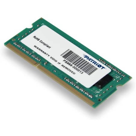 SODIMM Patriot, 4GB DDR3, 1600 MHz, "PSD34G160082S"
