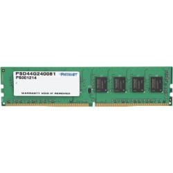 Memorie DDR Patriot DDR4 4 GB, frecventa 2400 MHz, 1 modul, "PSD44G240081"