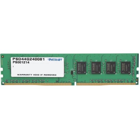 Memorie DDR Patriot DDR4 4 GB, frecventa 2400 MHz, 1 modul, "PSD44G240081"