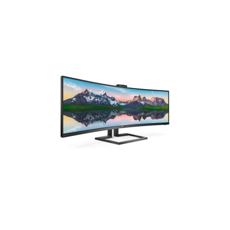 MONITOR PHILIPS 48.8", home, office, VA, 5K UHD (5120 x 1440), Ultra Wide, curbat, 450 cd/mp, 5 ms, HDMI x 2, DisplayPort, "499P