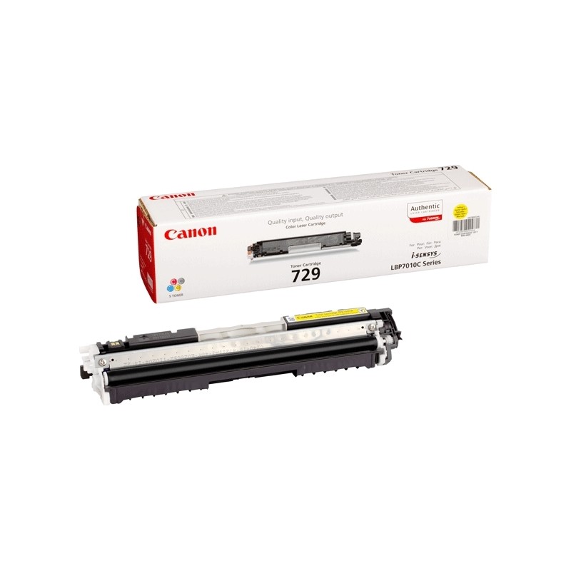 Toner Original Canon Yellow, CRG-729Y, pentru LBP-7010|LBP-7018, 1K, (timbru verde 1.2 lei) , "CR4367B002AA"
