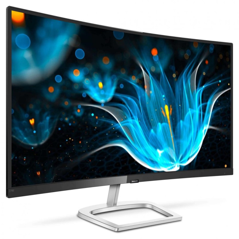 MONITOR PHILIPS 27", home, office, VA, Full HD (1920 x 1080), Wide, curbat, 250 cd/mp, 4 ms, VGA, HDMI, DisplayPort, "278E9QJAB/