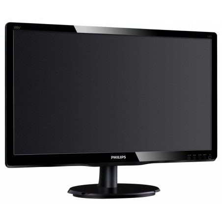 MONITOR PHILIPS 19.5", home, office, TN, HD+ (1600 x 900), Wide, 200 cd/mp, 5 ms, VGA, DVI, "200V4LAB2/00" (timbru verde 7 lei)