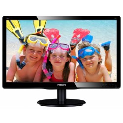 MONITOR PHILIPS 19.5", home, office, TN, HD+ (1600 x 900), Wide, 200 cd/mp, 5 ms, VGA, DVI, "200V4LAB2/00" (timbru verde 7 lei)