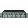 SASIU RACKABIL TP-LINK 14-sloturi media convertor fara management, rack 19-inch, suport sursa de alimentare redundanta, o sursa 