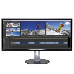 MONITOR PHILIPS 34", grafica, IPS, UWQHD (3440 x 1440), Ultra Wide, 320 cd/mp, 5 ms, VGA, DVI, HDMI, DisplayPort, "BDM3470UP/00"