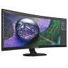 MONITOR PHILIPS 34", grafica, VA, UWQHD (3440 x 1440), Ultra Wide, curbat, 300 cd/mp, 4 ms, HDMI, DisplayPort, "349P7FUBEB/00" (