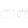 MONITOR PHILIPS - signage 55", afisaj indoor, IPS, Full HD (1920 x 1080), Wide, 450 cd/mp, 12 ms, VGA, DVI, HDMI x 2, DisplayPor