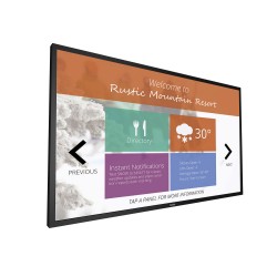 MONITOR PHILIPS - signage 54.6", afisaj indoor, touchscreen, IPS, Full HD (1920 x 1080), Wide, 450 cd/mp, 12 ms, VGA, DVI, HDMI 