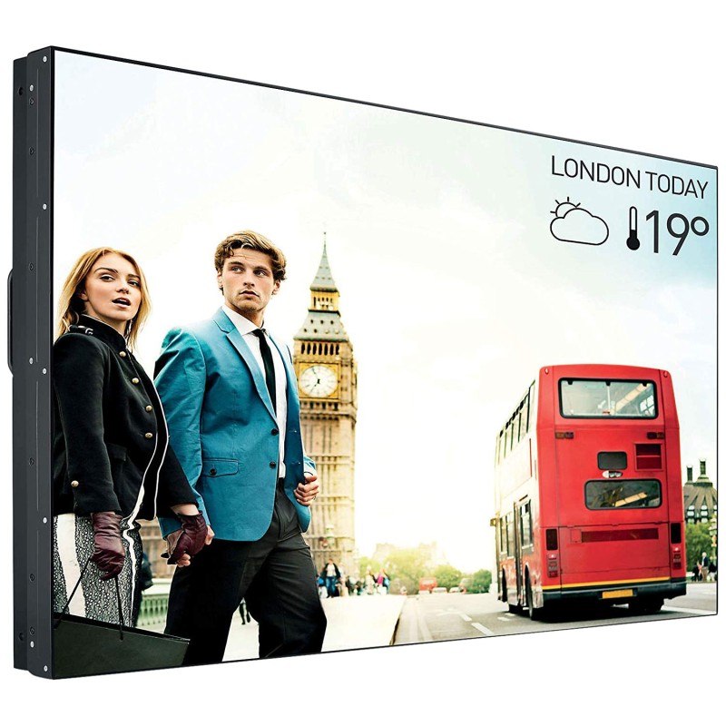 MONITOR PHILIPS - signage 55", video wall, afisaj indoor, IPS, Full HD (1920 x 1080), Wide, 700 cd/mp, 12 ms, VGA, DVI, HDMI x 2