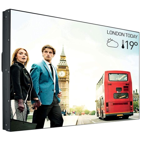 MONITOR PHILIPS - signage 55", video wall, afisaj indoor, IPS, Full HD (1920 x 1080), Wide, 700 cd/mp, 12 ms, VGA, DVI, HDMI x 2
