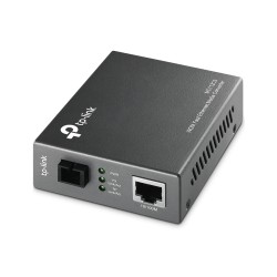 MEDIA CONVERTOR TP-LINK RJ45 10/100M la fibra SC single-mode 100M, Full-duplex, Tx:1310nm, Rx:1550nm,  pana la 20Km, montabil in