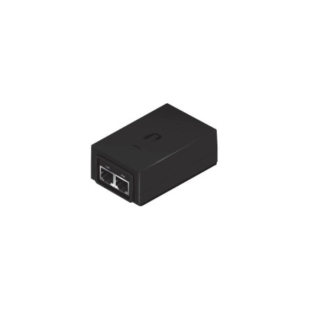 INJECTOR PoE UBIQUITI, port 10/100 x 2, unmanaged, nerackabil, carcasa metalica, "POE-48-24W" (timbru verde 2 lei)
