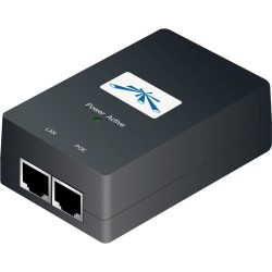 INJECTOR PoE UBIQUITI, port Gigabit x 2, unmanaged, nerackabil, carcasa metalica, "POE-48-24W-G" (timbru verde 2 lei)