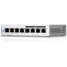 SWITCH PoE UBIQUITI, "UNIFI SWITCH 8"port Gigabit x 8, managed, rackabil, carcasa metalica, "US-8-60W" (timbru verde 2 lei)