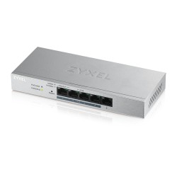 SWITCH PoE ZYXEL, "GS1200-5HP"port Gigabit x 5, managed, nerackabil, carcasa metalica, "GS1200-5HPV2-EU010" (timbru verde 2 lei)