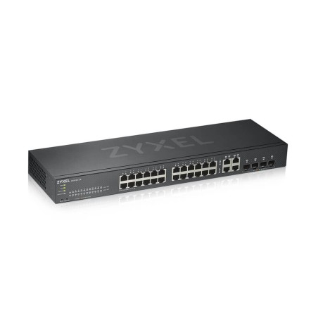 SWITCH ZYXEL, GS1920-24v2, porturi Gigabit x 24, SFP x 4, managed, rackabil, carcasa metalica, "GS1920-24V2-EU0101" (timbru verd