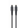 CABLU audio GEMBIRD Toslink Optic (pt. conexiune optica intre BLU-Ray si echipamentul audio), 3m, black, "CC-OPT-3M" (timbru ver