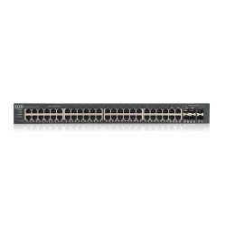 SWITCH ZYXEL,  GS1920-48v2, porturi Gigabit x 48, SFP x 4, managed, rackabil, carcasa metalica, "GS1920-48V2-EU0101" (timbru ver
