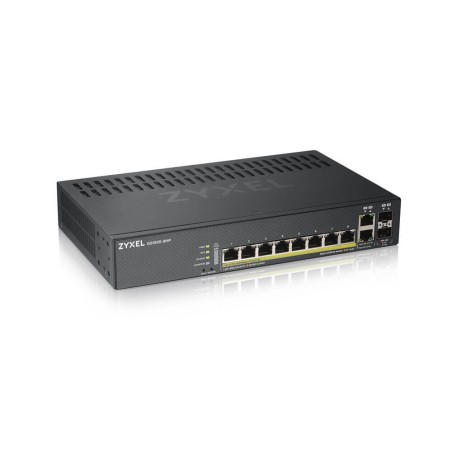 SWITCH PoE ZYXEL, "GS1920-8HPv2"port Gigabit x 8, SFP SFP x 2, managed, rackabil, carcasa metalica, "GS1920-8HPV2-EU010" (timbru