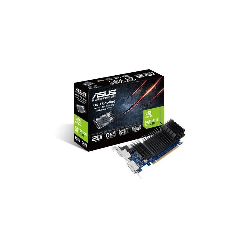 PLACA VIDEO ASUS NVIDIA GeForce GT 730, 2 GB, 64 bit, PCIE 2.0 16x, Memory clock 5010 MHz, GPU clock 902 MHz, 2560x1600, Cooling