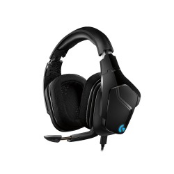 CASTI Logitech, "G635", cu fir, gaming, utilizare multimedia, microfon pe brat, conectare prin Jack 3.5 mm, USB 2.0, negru, "981