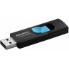 MEMORIE USB 2.0 ADATA 16 GB, retractabila, carcasa plastic, negru / albastru, "AUV220-16G-RBKBL" (timbru verde 0.03 lei)