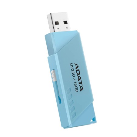MEMORIE USB 2.0 ADATA 16 GB, retractabila, carcasa plastic, albastru, "AUV230-16G-RBL" (timbru verde 0.03 lei)