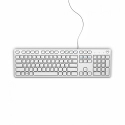 TASTATURI DELL, "KB216", cu fir, 105 taste format standard (104-108 taste), USB, alb, "580-ADGM"  (timbru verde 0.8 lei)