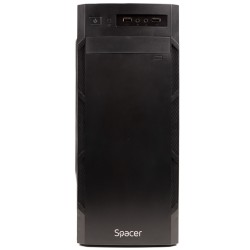 CARCASA  SPACER, Middle Tower, ATX, "KRYPTON", fara sursa, USB 2.0 x 2, Jack 3.5mm x 2,  "SPC-KRYPTON"