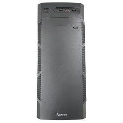 CARCASA  SPACER, Middle Tower, ATX, "KRYPTON", fara sursa, USB 2.0 x 2, Jack 3.5mm x 2,  "SPC-KRYPTON"