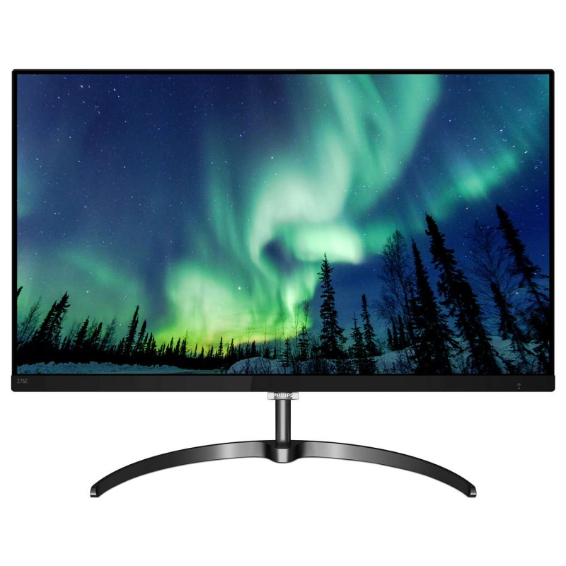 MONITOR PHILIPS 27", home, office, IPS, WQHD (2560 x 1440), Wide, 350 cd/mp, 4 ms, VGA, HDMI, DisplayPort, "276E8FJAB/00" (timbr