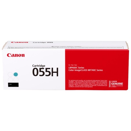 Toner Original Canon cyan, CRG-055HC, pentru I-Sensys LBP-663|LBP-664|MF-742|MF-744|MF-746, 5.9K, (timbru verde 1.2 lei) , "3019