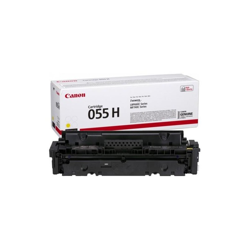 Toner Original Canon Yellow, CRG-055HY, pentru I-Sensys LBP-663|LBP-664|MF-742|MF-744|MF-746, 5.9K, (timbru verde 1.2 lei) , "30