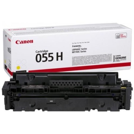 Toner Original Canon Yellow, CRG-055HY, pentru I-Sensys LBP-663|LBP-664|MF-742|MF-744|MF-746, 5.9K, (timbru verde 1.2 lei) , "30