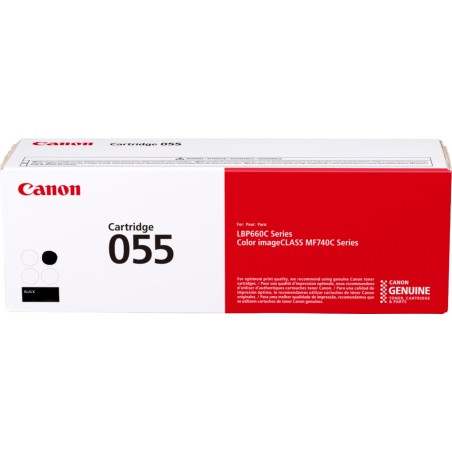 Toner Original Canon Black, CRG-055BK, pentru I-Sensys LBP-663|LBP-664|MF-742|MF-744|MF-746, 2.3K, (timbru verde 1.2 lei) , "301