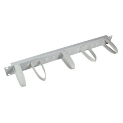 PANOU gestionare cabluri LOGILINK, tip masca orizontala, 19 inch, 1U, gri, "OR105G"