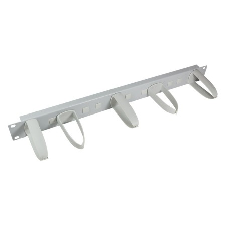 PANOU gestionare cabluri LOGILINK, tip masca orizontala, 19 inch, 1U, gri, "OR105G"