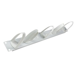 PANOU gestionare cabluri LOGILINK, tip masca orizontala, 19 inch, 1U, gri, "OR105G"