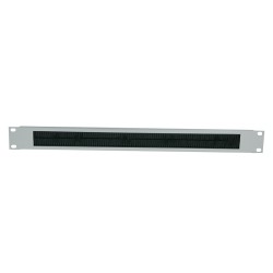 PANOU intrare cabluri LOGILINK, tip masca orizontala cu perii, 19 inch, 1U, gri, "ORCEB1G"