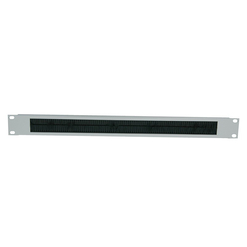 PANOU intrare cabluri LOGILINK, tip masca orizontala cu perii, 19 inch, 1U, gri, "ORCEB1G"